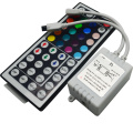 DC12V Impermeable 60LED / M +44 Teclas de Control Remoto + 12 V 5A Adaptador de Corriente SMD5050 RGB impermeable tira led